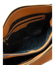 GATTINONI PLANETARIUM sac bandouli&egrave;re encre s&eacute;pia/beige clair - Sacs pour Femme - 5