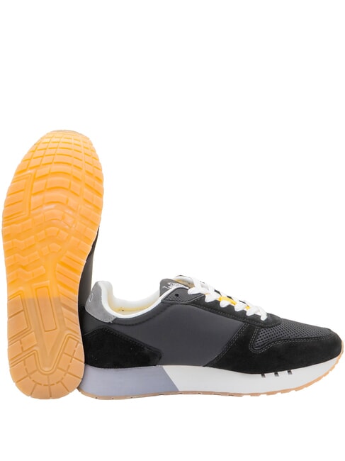 JAKE Baskets en cuir mixte BLK - Chaussures Homme