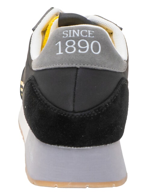 JAKE Baskets en cuir mixte BLK - Chaussures Homme