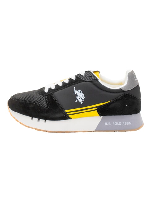JAKE Baskets en cuir mixte BLK - Chaussures Homme