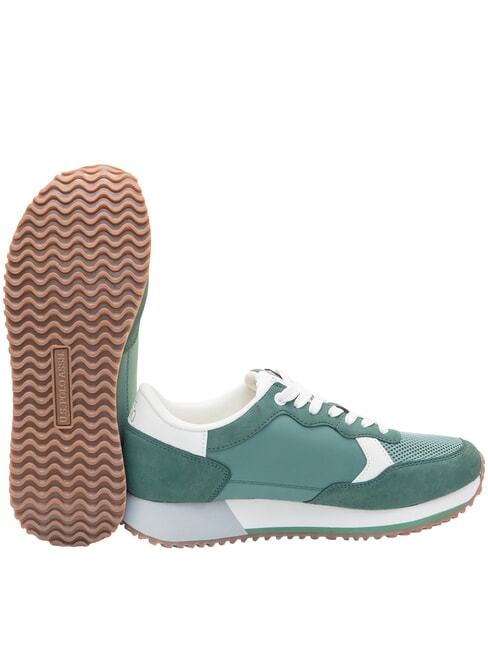 CLEEF Baskets pour hommes vert clair - Chaussures Homme