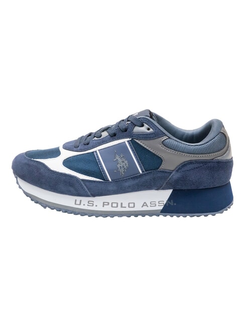 CLEEF Baskets bleu fonc&eacute; blanc - Chaussures Homme