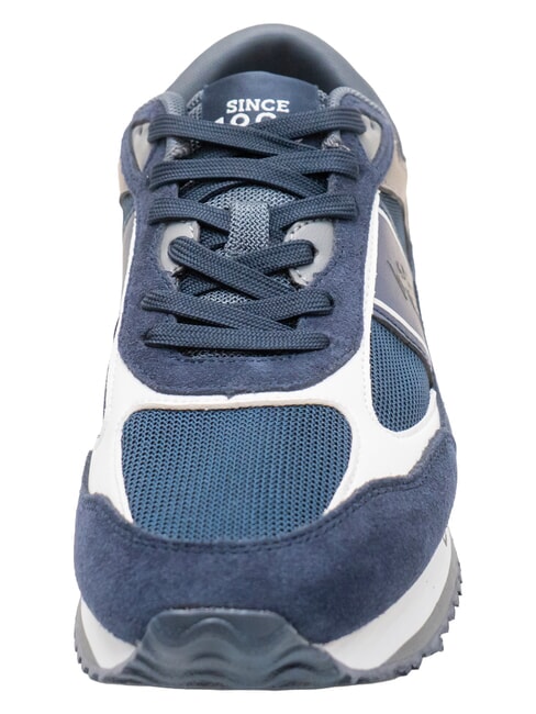 CLEEF Baskets bleu fonc&eacute; blanc - Chaussures Homme