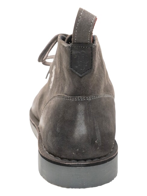 MUST chaussures en cuir su&eacute;d&eacute; gris &eacute;b&egrave;ne - Chaussures Homme