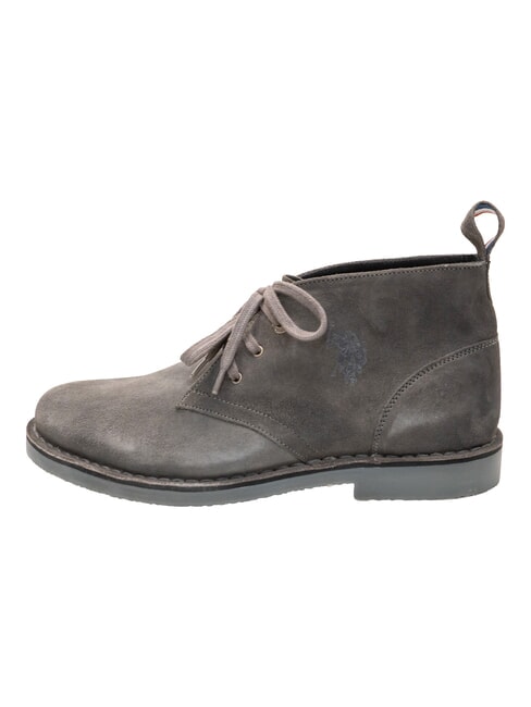 MUST chaussures en cuir su&eacute;d&eacute; gris &eacute;b&egrave;ne - Chaussures Homme