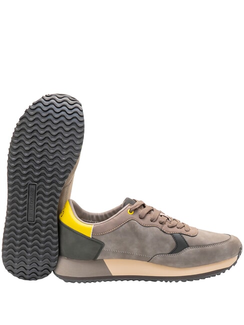 CLEEF Baskets gris fonc&eacute;-noir - Chaussures Homme