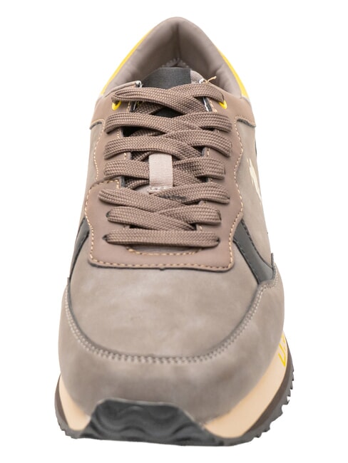 CLEEF Baskets gris fonc&eacute;-noir - Chaussures Homme