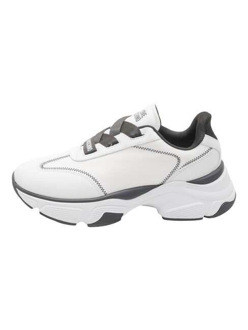 STARDUST Baskets &agrave; semelles hautes blanc noir - Chaussures Femme