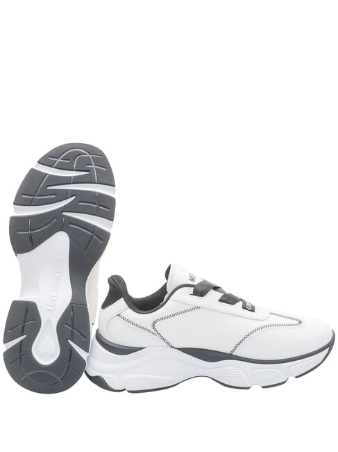 STARDUST Baskets &agrave; semelles hautes blanc noir - Chaussures Femme