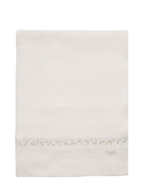 PERLE Foulard cr&egrave;me blanche - &Eacute;charpes