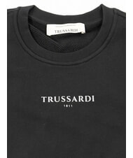 TRUSSARDI JERSEY Sweat-shirt en coton noir - Pulls molletonn&eacute;s - 2