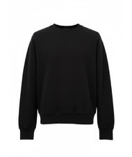 TRUSSARDI JERSEY Sweat-shirt en coton noir - Pulls molletonn&eacute;s - 3