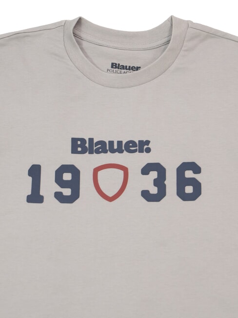 CHAMBERLAIN T-shirt en coton gris brumeux - T-shirt