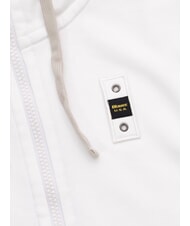 BLAUER CARDINTON Sweat-shirt zipp&eacute; &agrave; capuche blanc optique - Pulls molletonn&eacute;s - 2