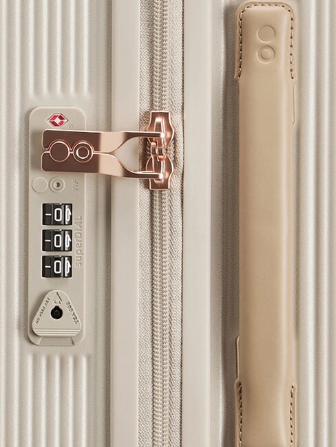 DINASTY VLX Chariot moyen blanc amande - Valises Rigides