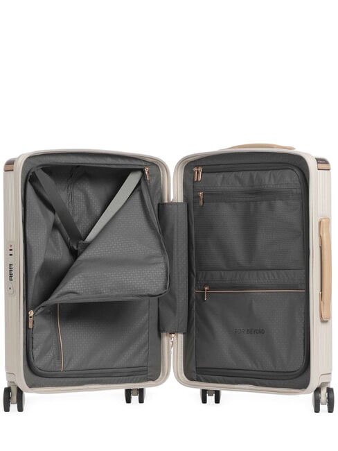 DINASTY VLX Chariot &agrave; bagages &agrave; main blanc amande - Valises cabine