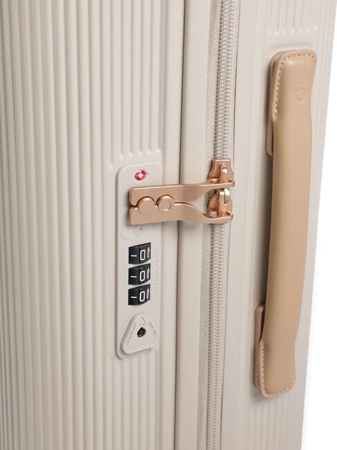 DINASTY VLX Chariot &agrave; bagages &agrave; main blanc amande - Valises cabine