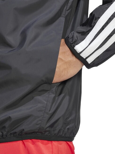 3 STRIPES veste de sport &agrave; capuche noir - Vestes pour hommes