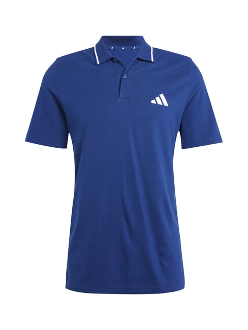 3 STRIPES polo &agrave; manches courtes bleu - chemise polo