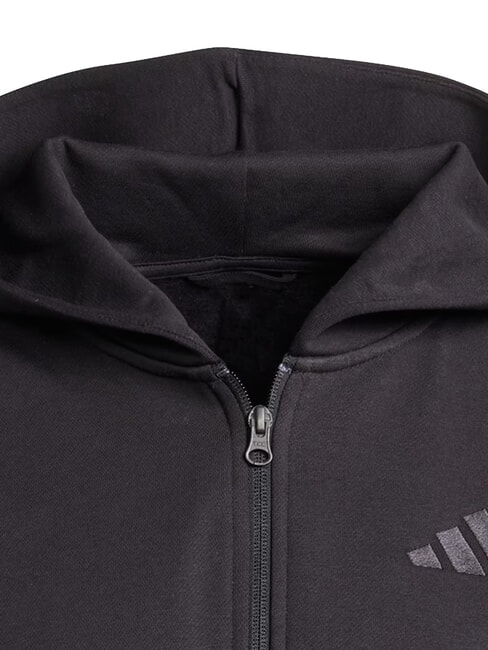 ALL SZN Sweat-shirt zipp&eacute; &agrave; capuche noir - Sweat-shirts pour femmes