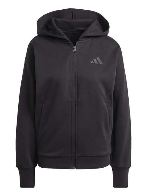 ALL SZN Sweat-shirt zipp&eacute; &agrave; capuche noir - Sweat-shirts pour femmes