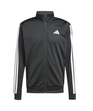 ADIDAS 3 STRIPES Sweat-shirt &agrave; fermeture &eacute;clair int&eacute;grale noir - Pulls molletonn&eacute;s - 3