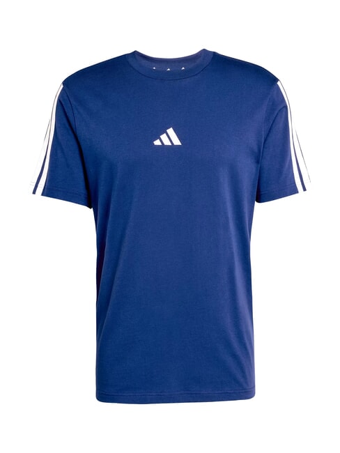 3 STRIPES T-shirt en coton bleu - T-shirt