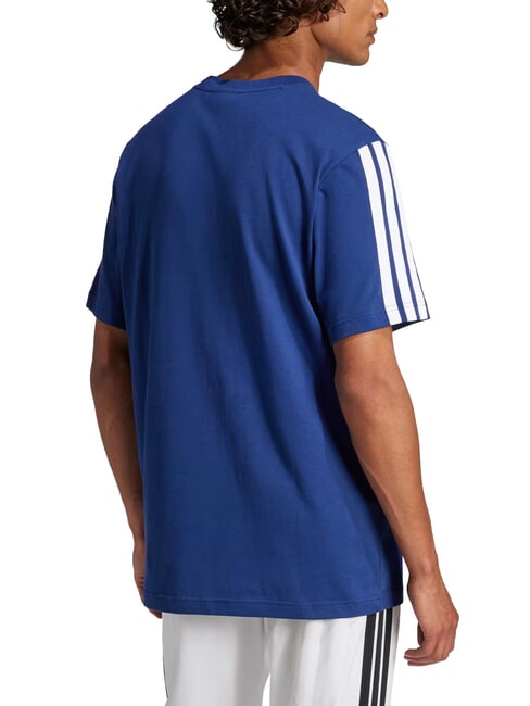 3 STRIPES T-shirt en coton bleu - T-shirt
