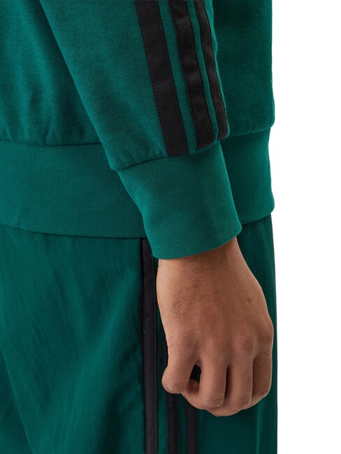 3 STRIPES Sweat-shirt vert - Pulls molletonn&eacute;s