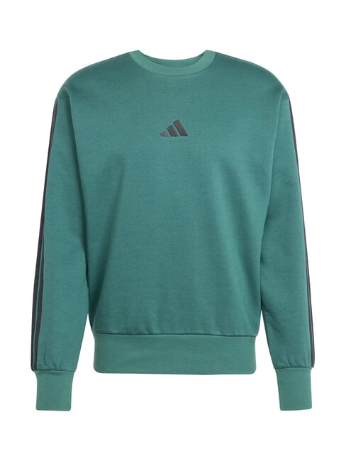 3 STRIPES Sweat-shirt vert - Pulls molletonn&eacute;s