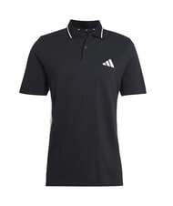ADIDAS 3 STRIPES polo &agrave; manches courtes noir - chemise polo - 3