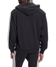 ADIDAS 3 STRIPES Sweatshirt &agrave; capuche noir - Pulls molletonn&eacute;s - 2