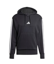 ADIDAS 3 STRIPES Sweatshirt &agrave; capuche noir - Pulls molletonn&eacute;s - 3