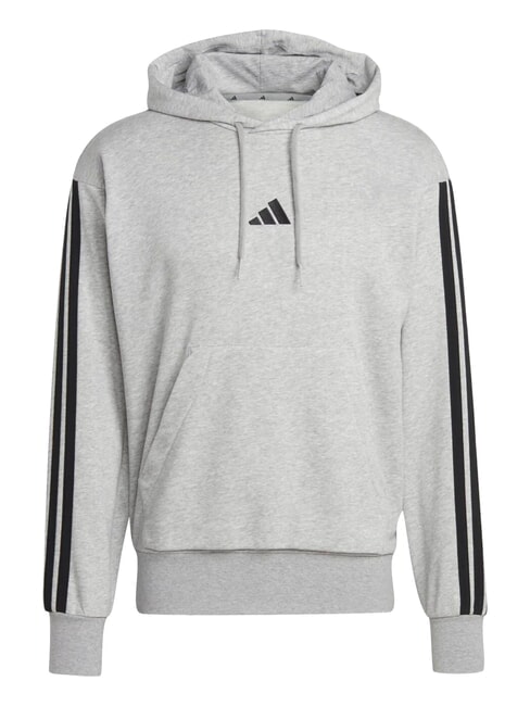 3 STRIPES  gris - Pulls molletonn&eacute;s