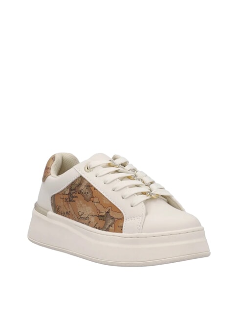 GEO Baskets orn&eacute;es de bijoux blanc cass&eacute;/beige g&eacute;o - Chaussures Femme