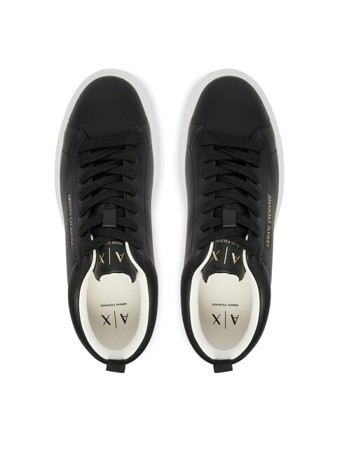 SUPER Baskets en cuir noir - Chaussures Femme