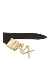 ARMANI EXCHANGE CINTURA Ceinture en cuir r&eacute;versible - Ceintures