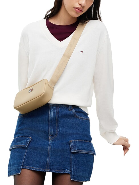 TJW DAILY ELEVATED sac bandouli&egrave;re argile blanche - Sacs pour Femme
