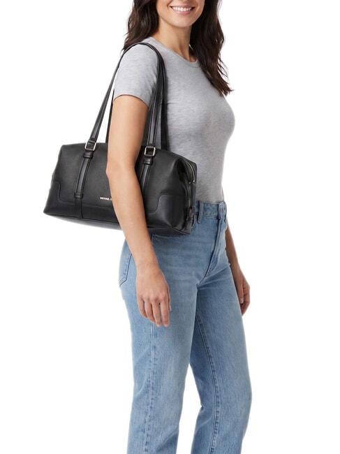 TEDDI Sac bandouli&egrave;re en cuir noir - Sacs pour Femme