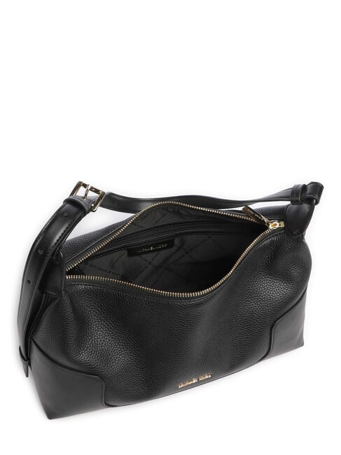 TEDDI Sac bandouli&egrave;re en cuir noir - Sacs pour Femme