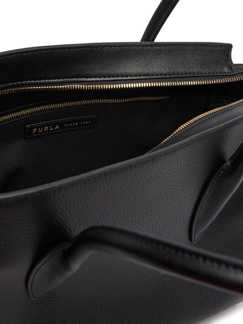AMBRA Sac bandouli&egrave;re en cuir Noir - Sacs pour Femme
