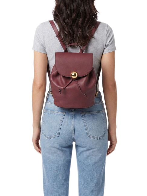 MOONLIGHT Sac &agrave; dos en cuir pomme rouge - Sacs pour Femme