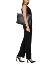 FURLA OLIVIA Sac cabas en cuir Noir - Sacs pour Femme - 2