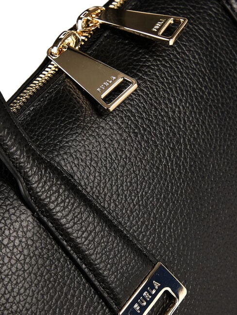 OLIVIA Sac cabas en cuir Noir - Sacs pour Femme