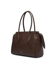 FURLA AMBRA Sac bandouli&egrave;re en cuir chocolat - Sacs pour Femme - 2