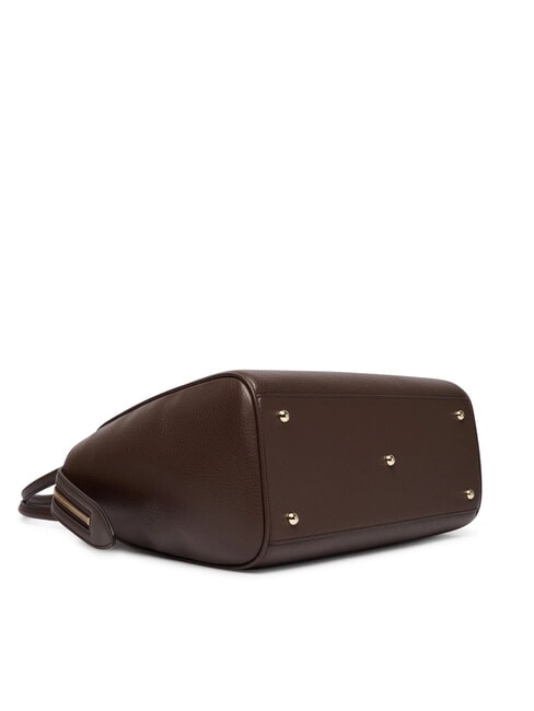 AMBRA Sac bandouli&egrave;re en cuir chocolat - Sacs pour Femme
