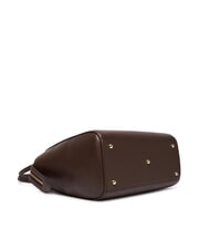 FURLA AMBRA Sac bandouli&egrave;re en cuir chocolat - Sacs pour Femme - 4