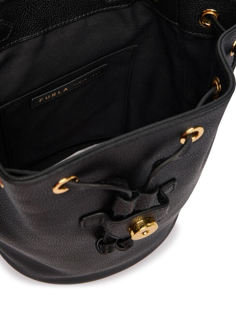 MOONLIGHT Sac &agrave; dos en cuir Noir - Sacs pour Femme