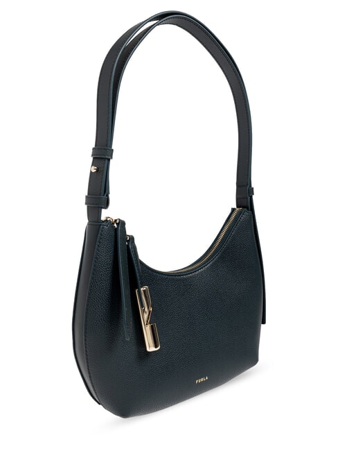 GOCCIA Sac bandouli&egrave;re en cuir martel&eacute; for&ecirc;t sombre - Sacs pour Femme