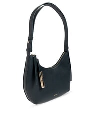 FURLA GOCCIA Sac bandouli&egrave;re en cuir martel&eacute; for&ecirc;t sombre - Sacs pour Femme - 3